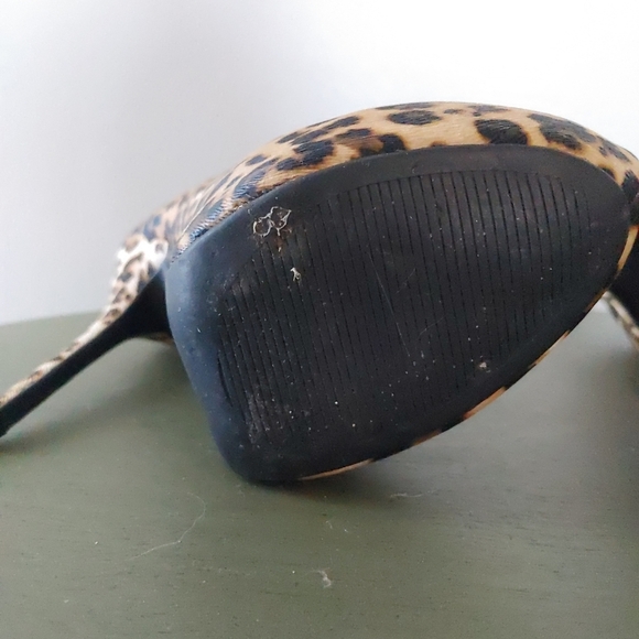 Charlotte Russe | Leopard print platform high heel pumps - Picture 7 of 11